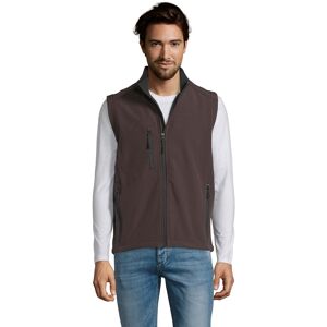 SOLS Heren Rallye Softshell Mouwloos Gilet (Donkere chocolade) XL SOLS Heren Rallye Softshell Mouwloos Gilet (Donkere chocolade) XL