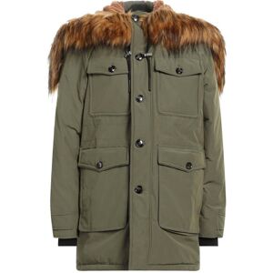 Dieselgroene winterjas met capuchon L Dieselgroene winterjas met capuchon L