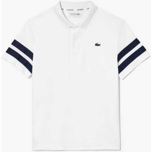 Heren Lacoste Regular-Fit Ultra Dry Piqué Tennis Poloshirt in Wit XS Heren Lacoste Regular-Fit Ultra Dry Piqué Tennis Poloshirt in Wit XS