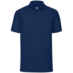 Fruit of the Loom Heren Piqué Polo Shirt (Marine) S Fruit of the Loom Heren Piqué Polo Shirt (Marine) S