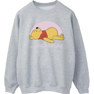 Disney Heren Winnie The Pooh Relax Sweatshirt (Sportgrijs) L Disney Heren Winnie The Pooh Relax Sweatshirt (Sportgrijs) L