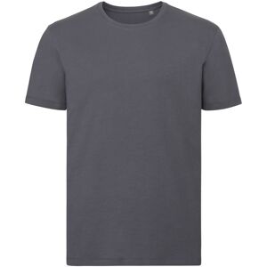 Russell Athletic Russell Heren Authentiek Puur Organisch T-Shirt (Konvooi Grijs) XS Russell Athletic Russell Heren Authentiek Puur Organisch T-Shirt (Konvooi Grijs) XS