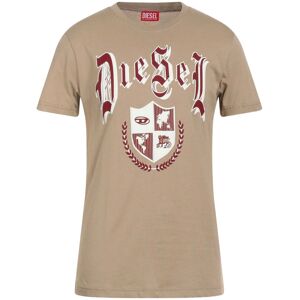 Diesel Middeleeuws Design Dune Beige T-shirt S Diesel Middeleeuws Design Dune Beige T-shirt S