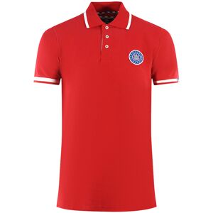 Aquascutum London Embroidered Badge Red Polo Shirt M Aquascutum London Embroidered Badge Red Polo Shirt M
