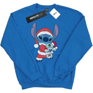 Disney Heren Lilo en Stitch Kerst Sweatshirt (Koningsblauw) M Disney Heren Lilo en Stitch Kerst Sweatshirt (Koningsblauw) M
