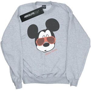 Disney Heren Sweatshirt met Mickey Mouse Zonnebril (Sportgrijs) L Disney Heren Sweatshirt met Mickey Mouse Zonnebril (Sportgrijs) L