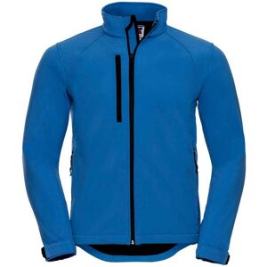 Russell Athletic Russell Effen Soft Shell Jas Heren (Azuurblauw) M Russell Athletic Russell Effen Soft Shell Jas Heren (Azuurblauw) M