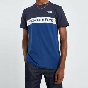 The North Face Heren Geweven Colour Block T-shirt Blauw XL The North Face Heren Geweven Colour Block T-shirt Blauw XL