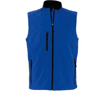 SOLS Heren Rallye Soft Shell Bodywarmer Jacket (Koningsblauw) S SOLS Heren Rallye Soft Shell Bodywarmer Jacket (Koningsblauw) S