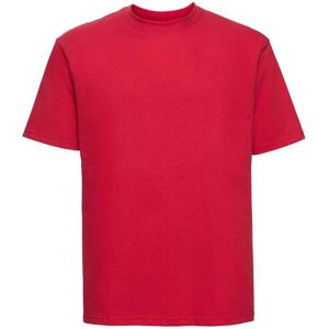 Russell Athletic Russell Heren Ringspun Cotton Classic T-shirt (Klassiek rood) XS Russell Athletic Russell Heren Ringspun Cotton Classic T-shirt (Klassiek rood) XS
