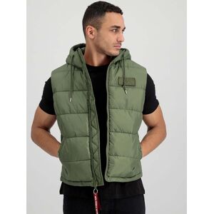 Alpha Industries Gewatteerde Hooded Vest FD Groen M Alpha Industries Gewatteerde Hooded Vest FD Groen M