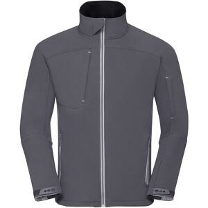 Russell Athletic Russell Heren Bionic Softshell Jacket (IJzergrijs) M Russell Athletic Russell Heren Bionic Softshell Jacket (IJzergrijs) M