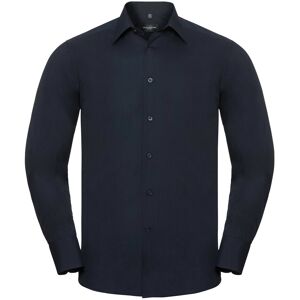 Russell Athletic Russell Collectie Heren Lange Mouw Poly-Katoen Gemakkelijke Verzorging op maat gemaakt Poplin Shirt (Franse marine) 3XL Russell Athletic Russell Collectie Heren Lange Mouw Poly-Katoen Gemakkelijke Verzorging op maat gemaakt Poplin Shirt (Franse marine) 3XL