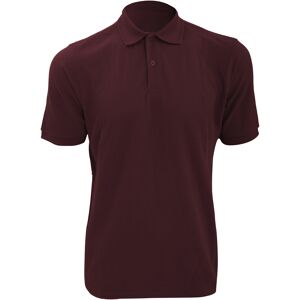 Russell Athletic Russell Heren Ripple Collar & Manchet Poloshirt met korte mouwen (Bourgondië) M Russell Athletic Russell Heren Ripple Collar & Manchet Poloshirt met korte mouwen (Bourgondië) M
