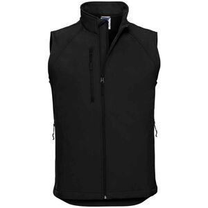 Russell Athletic Russell Heren Softshell Gilet (Zwart) XS Russell Athletic Russell Heren Softshell Gilet (Zwart) XS