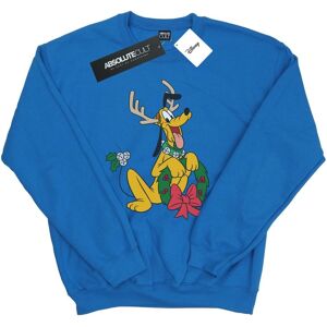 Disney Heren Pluto Kerstmis Rendier Sweatshirt (Koningsblauw) S Disney Heren Pluto Kerstmis Rendier Sweatshirt (Koningsblauw) S