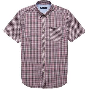 Ben Sherman - Model 0066575 550 - Rood Korte Mouwen Shirt Ben Sherman - Model 0066575 550 - Rood Korte Mouwen Shirt