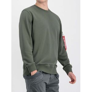 Alpha Industries USN Blood Chit Trui Groen S Alpha Industries USN Blood Chit Trui Groen S