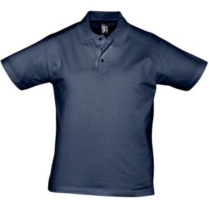 SOLS Heren Prescott Jersey Poloshirt met korte mouwen (Franse marine) XL SOLS Heren Prescott Jersey Poloshirt met korte mouwen (Franse marine) XL