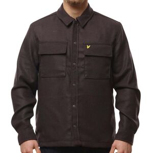 Lyle & Scott effen sedimentbruin overshirtjack 2XL Lyle & Scott effen sedimentbruin overshirtjack 2XL
