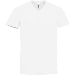 SOLS Heren Imperial V Hals T-shirt (Wit) L SOLS Heren Imperial V Hals T-shirt (Wit) L