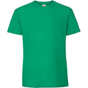 Fruit of the Loom Heren Iconic Premium Ringspun Katoen T-Shirt (Kelly Groen) M Fruit of the Loom Heren Iconic Premium Ringspun Katoen T-Shirt (Kelly Groen) M