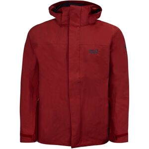 Jack Wolfskin Highland heren jas bordeauxrood M Jack Wolfskin Highland heren jas bordeauxrood M