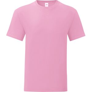 Fruit Of The Loom Heren Iconisch T-shirt (Poederroos) S Fruit Of The Loom Heren Iconisch T-shirt (Poederroos) S