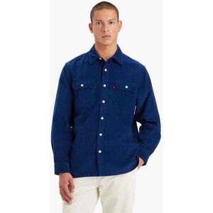 Heren Levis Jackson Worker Corduroy Overshirt in donkerblauw S Heren Levis Jackson Worker Corduroy Overshirt in donkerblauw S