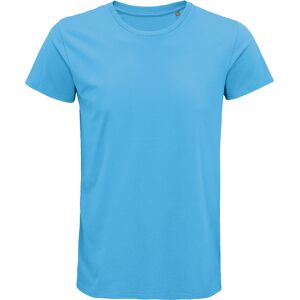 SOLS Heren Crusader Organisch T-shirt (Aqua Blauw) XS SOLS Heren Crusader Organisch T-shirt (Aqua Blauw) XS