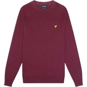 Lyle & Scott bordeauxrode trui met merklogo S Lyle & Scott bordeauxrode trui met merklogo S