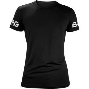 Bjorn Borg Björn Borg - Heren High Performance Korte Mouwen T-Shirt - Zwart L Bjorn Borg Björn Borg - Heren High Performance Korte Mouwen T-Shirt - Zwart L