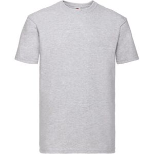 Fruit of the Loom Heren Super Premium Heather T-Shirt (Grijs) M Fruit of the Loom Heren Super Premium Heather T-Shirt (Grijs) M