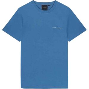 Lyle & Scott Lyle Scott geborduurd logo Riveria blauw T-shirt XS Lyle & Scott Lyle Scott geborduurd logo Riveria blauw T-shirt XS