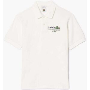 Heren Lacoste Relaxed-Fit Roland-Garros Edition Terry Poloshirt in Crème 2XS Heren Lacoste Relaxed-Fit Roland-Garros Edition Terry Poloshirt in Crème 2XS