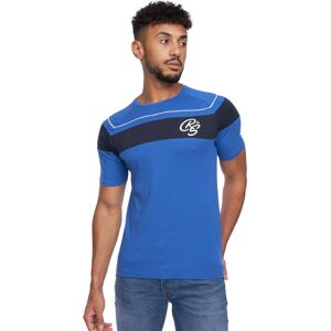 Crosshatch Heren Craftore T-Shirt (Blauw) S Crosshatch Heren Craftore T-Shirt (Blauw) S