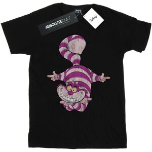 Disney Heren Alice In Wonderland Cheshire Cat Upside Down T-Shirt (Zwart) S Disney Heren Alice In Wonderland Cheshire Cat Upside Down T-Shirt (Zwart) S