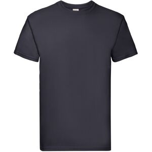 Fruit of the Loom Heren Super Premium T-Shirt (Deep Navy) 2XL Fruit of the Loom Heren Super Premium T-Shirt (Deep Navy) 2XL