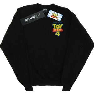 Disney Heren Toy Story 4 Logo Borst Print Sweatshirt (Zwart) L Disney Heren Toy Story 4 Logo Borst Print Sweatshirt (Zwart) L