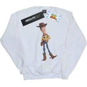 Disney Heren Toy Story 4 Sherrif Woody Sweatshirt (Wit) M Disney Heren Toy Story 4 Sherrif Woody Sweatshirt (Wit) M