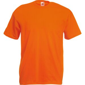 Fruit Of The Loom Heren Valueweight T-shirt met korte mouwen (Oranje) XL Fruit Of The Loom Heren Valueweight T-shirt met korte mouwen (Oranje) XL