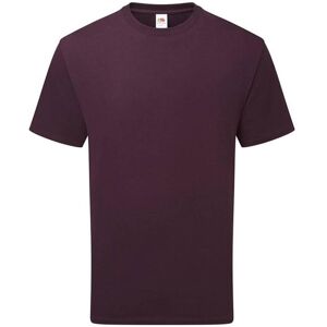 Fruit of the Loom Katoenen uniseks T-shirt voor volwassenen (Donkere Pruim) 3XL Fruit of the Loom Katoenen uniseks T-shirt voor volwassenen (Donkere Pruim) 3XL