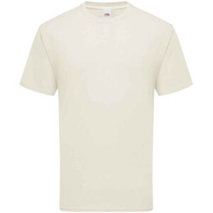 Fruit Of The Loom Heren Natuurlijke Ringspun T-Shirt - T-Shirt Fruit Of The Loom Heren Natuurlijke Ringspun T-Shirt - T-Shirt