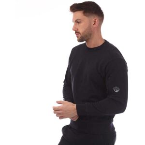 Heren C.P. Company Diagonal Raised Fleece Lens Crewneck Sweatshirt in Navy 2XL Heren C.P. Company Diagonal Raised Fleece Lens Crewneck Sweatshirt in Navy 2XL