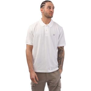 Herenpolo Gant Piqué Rugger in Wit S Herenpolo Gant Piqué Rugger in Wit S