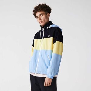 Lacoste waterafstotende jas met verborgen capuchon in Multi kleur voor heren S/M Lacoste waterafstotende jas met verborgen capuchon in Multi kleur voor heren S/M