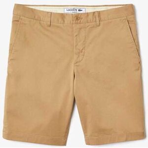 Heren Lacoste Slim Fit Stretch Katoenen Korte Broek in Beige 40 inch Heren Lacoste Slim Fit Stretch Katoenen Korte Broek in Beige 40 inch
