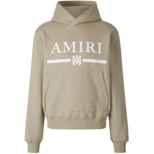 Amiri MA Bar-logo beige hoodie S Amiri MA Bar-logo beige hoodie S