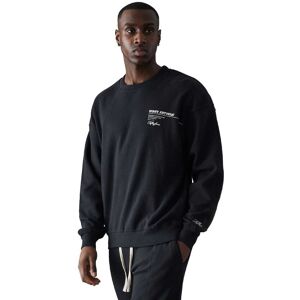 Men's Series 55 Labach Front Back Logo Crewneck Sweatshirt in Black S Men's Series 55 Labach Front Back Logo Crewneck Sweatshirt in Black S