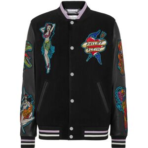 Philipp Plein Leren Bomber Hawaii M Philipp Plein Leren Bomber Hawaii M